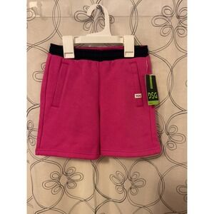 DSG Boys Fleece Shorts Berry‎ Blast Color Size 2XS (4-5)
